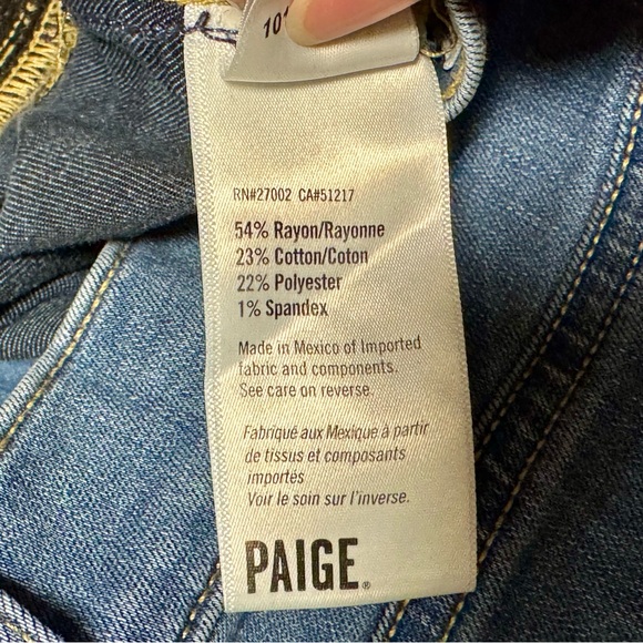 PAIGE - Verdugo Ankle Maternity Skinny Jeans - Picture 6 of 7